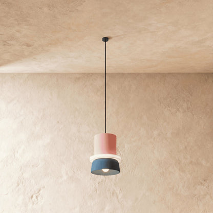 Kolorowa Makaronikowa Lampa Wisząca Dwupoziomowa View 12