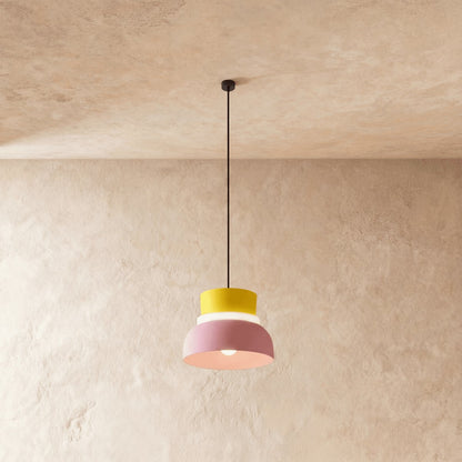 Kolorowa Makaronikowa Lampa Wisząca Dwupoziomowa View 16