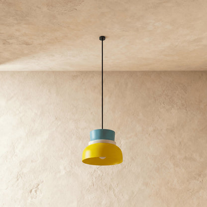 Kolorowa Makaronikowa Lampa Wisząca Dwupoziomowa View 17