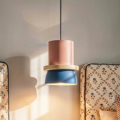 Kolorowa Makaronikowa Lampa Wisząca Dwupoziomowa View 30