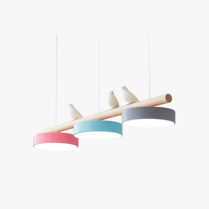 Metalowa Lampa Wisząca Ptak na Gałęzi LED Hero
