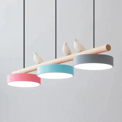 Metalowa Lampa Wisząca Ptak na Gałęzi LED View 31