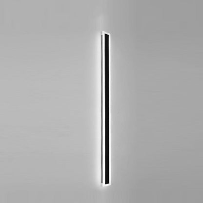Minimalistyczna Akrylowa Zewnętrzna Lampa Ścienna LED IP65 Czarna View 17