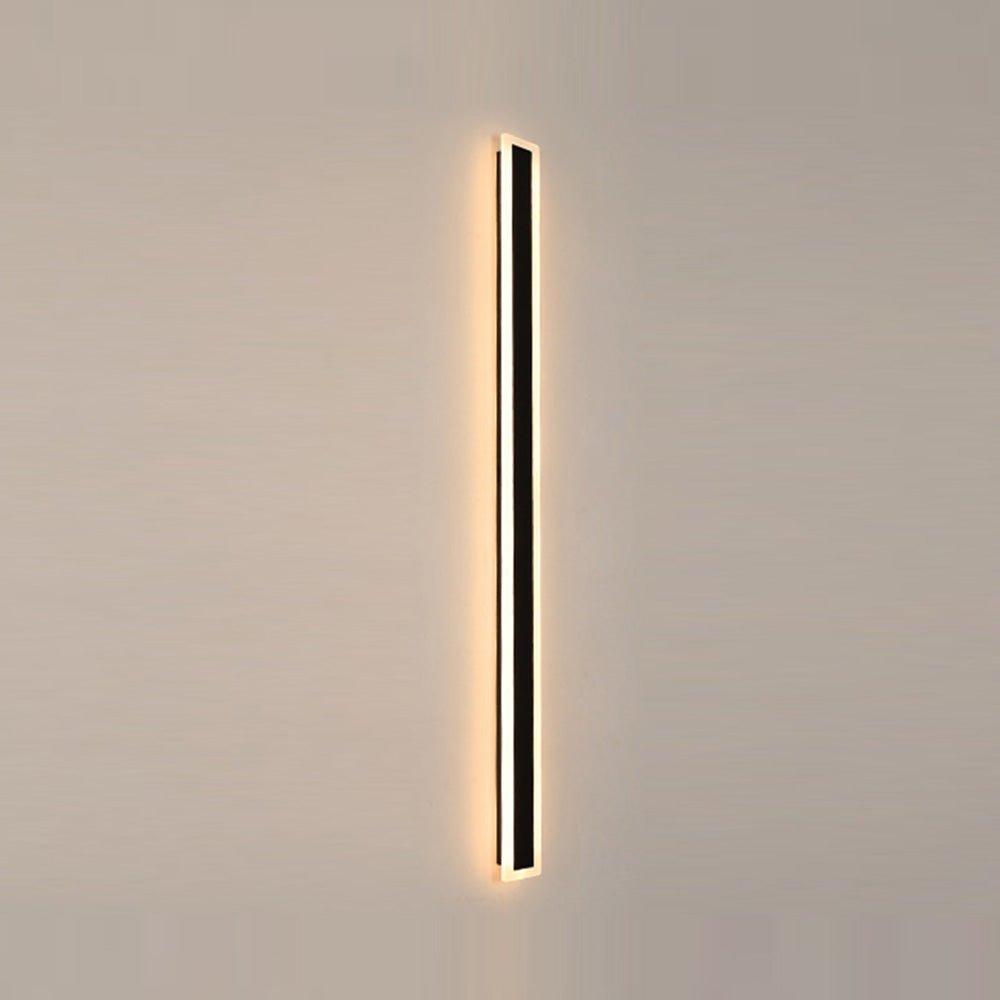 Minimalistyczna Akrylowa Zewnętrzna Lampa Ścienna LED IP65 Czarna View 18
