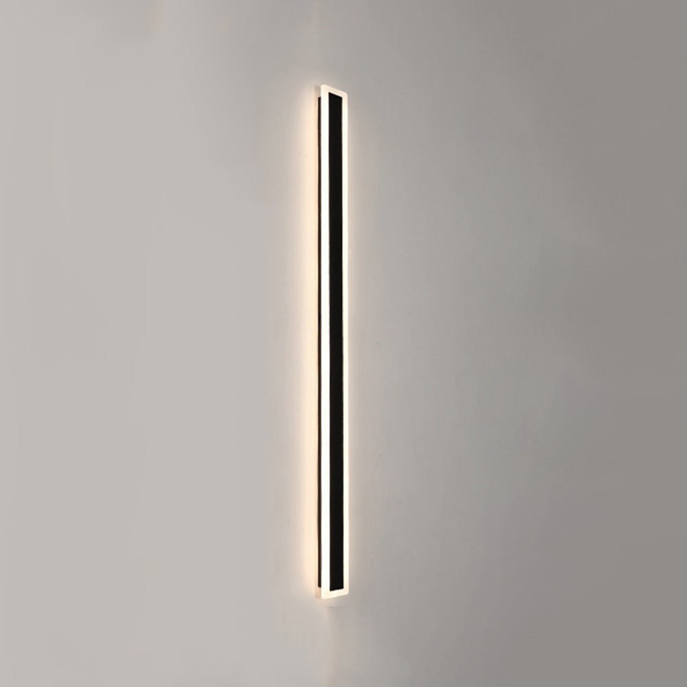 Minimalistyczna Akrylowa Zewnętrzna Lampa Ścienna LED IP65 Czarna View 19