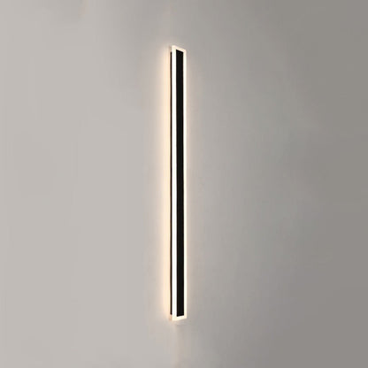 Minimalistyczna Akrylowa Zewnętrzna Lampa Ścienna LED IP65 Czarna View 19