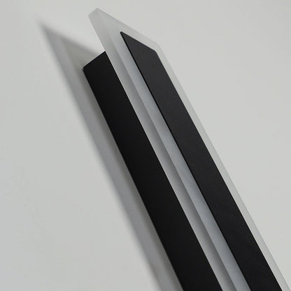 Minimalistyczna Akrylowa Zewnętrzna Lampa Ścienna LED IP65 Czarna View 20