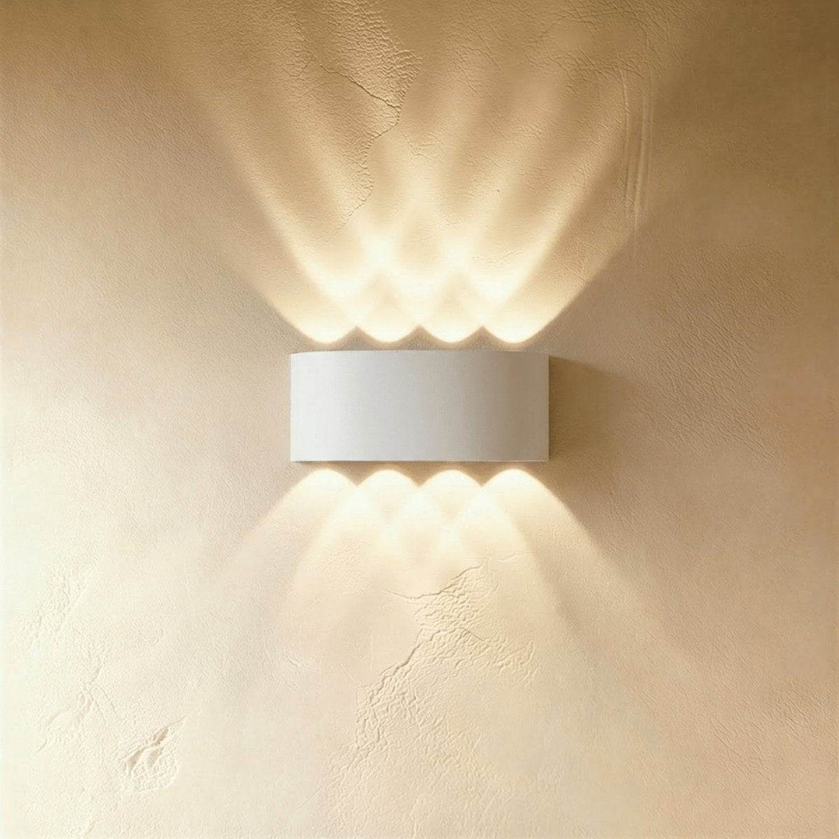 Minimalistyczna Aluminiowa Lampa Ścienna LED Góra Dół Back