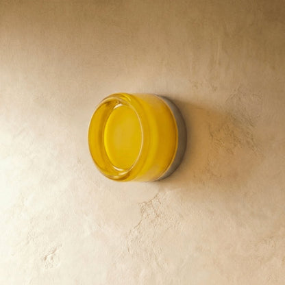 Minimalistyczna Aluminiowa Lampa Ścienna LED Okrągła Front
