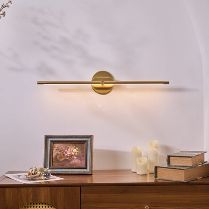 Minimalistyczna Liniowa Ładowalna Lampa Ścienna z USB Back