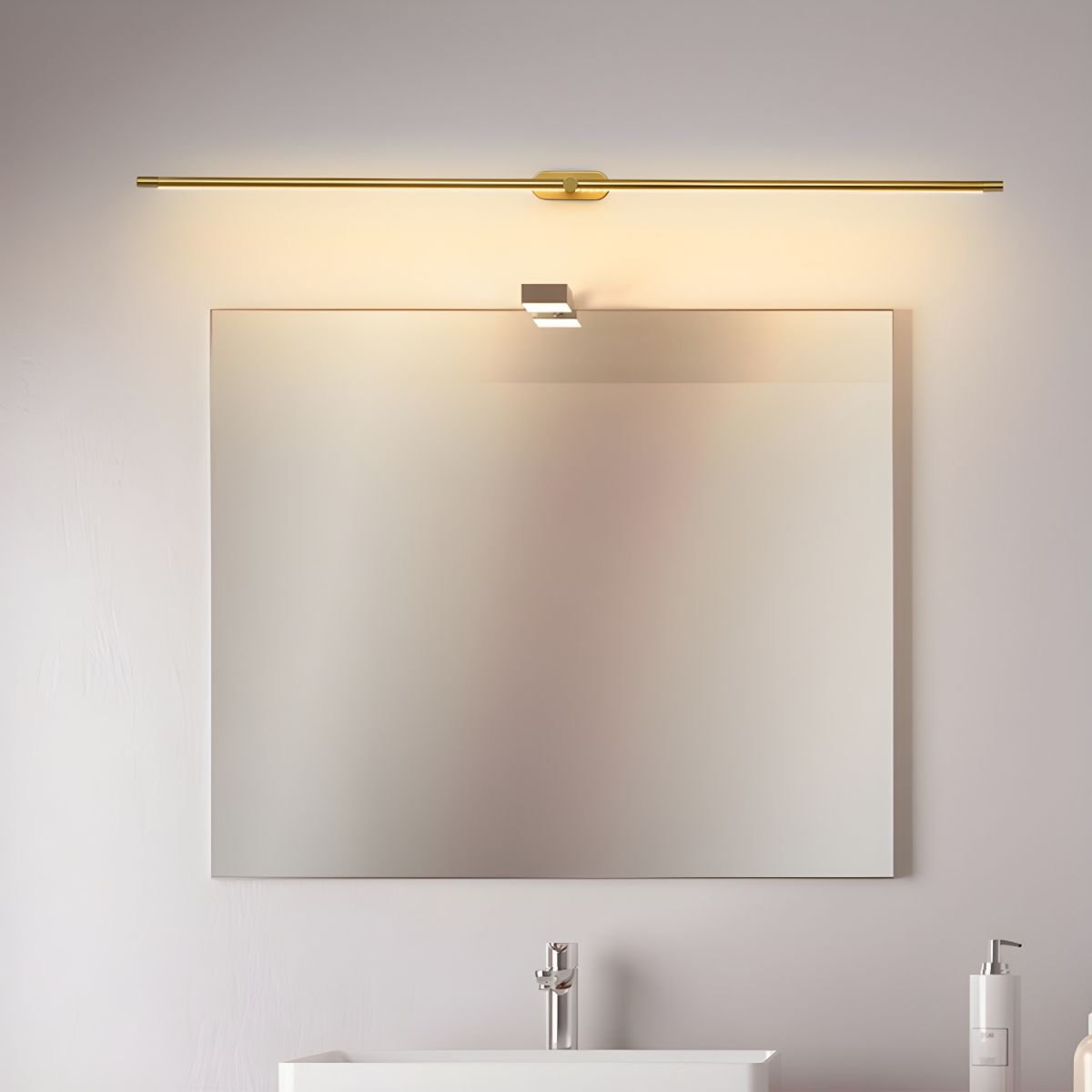 Minimalistyczna Liniowa Ładowalna Lampa Ścienna z USB Detail