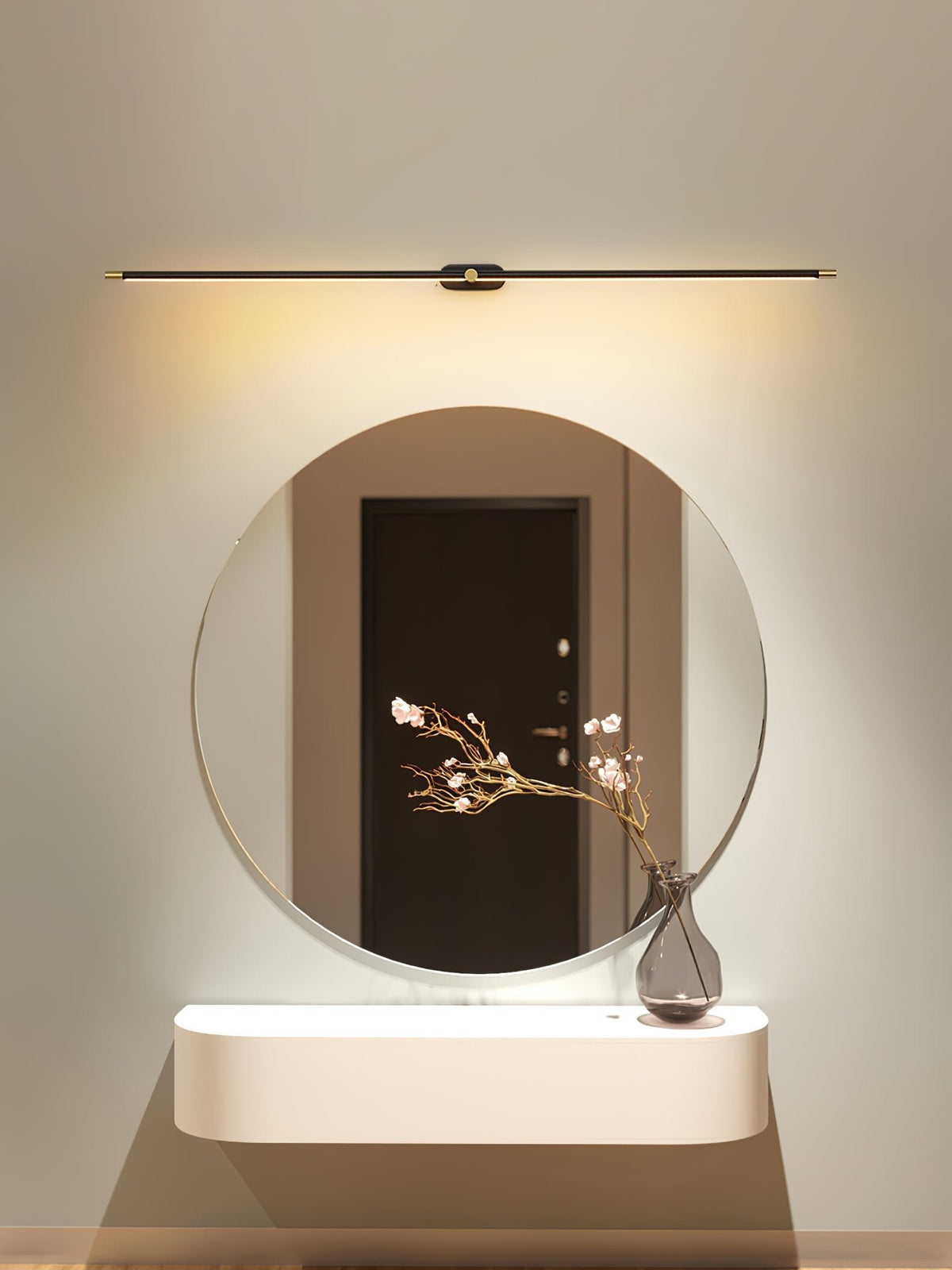 Minimalistyczna Liniowa Ładowalna Lampa Ścienna z USB View 31