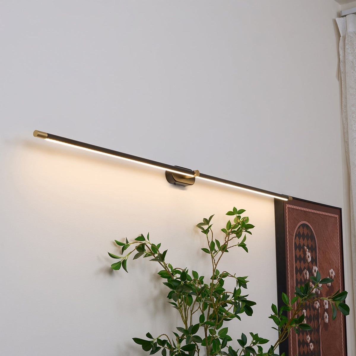 Minimalistyczna Liniowa Ładowalna Lampa Ścienna z USB View 48