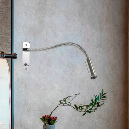 Minimalistyczna Metalowa Regulowana Lampa Ścienna Reflektorek do Czytania Full