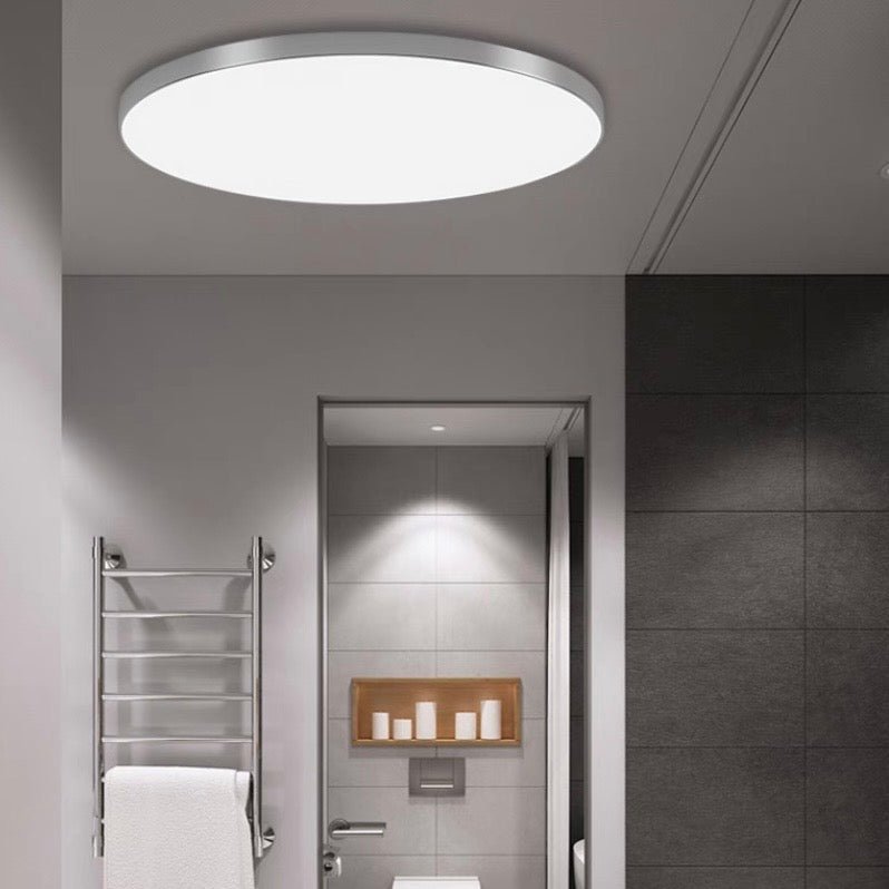Minimalistyczna Okrągła Lampa Sufitowa LED Płaska View 11