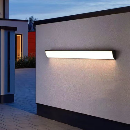 Minimalistyczna Wodoodporna Zewnętrzna Lampa Ścienna LED Aluminiowa Prostokątna View 12