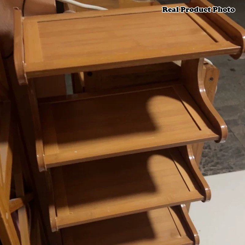 Minimalistyczny Bambusowy Organizer na Buty Piętrowy Full