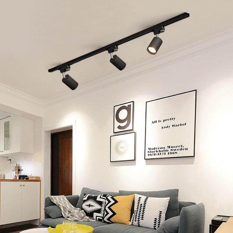 Modern Tubular Track Lighting 3/4/5 Light LED Flush Mount Lighting View 16