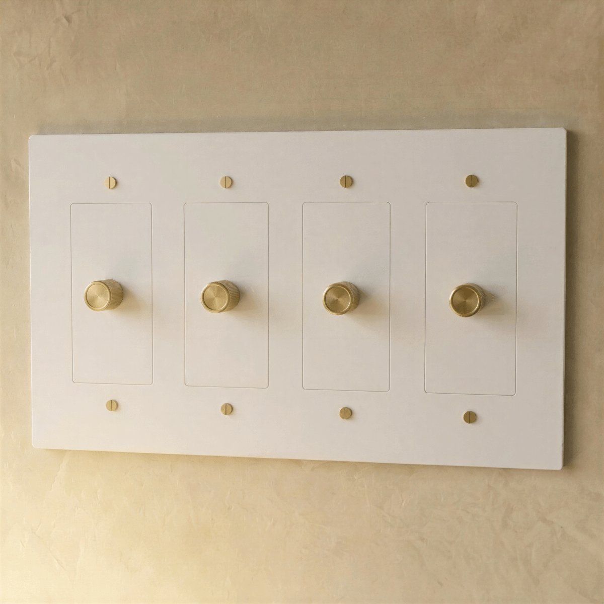 Mosiężny Obrotowy Ściemniacz 3-Drożny z LED View 19