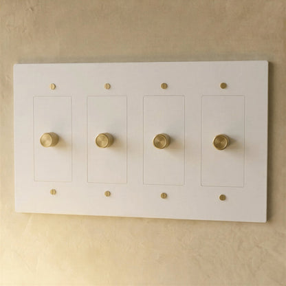 Mosiężny Obrotowy Ściemniacz 3-Drożny z LED View 19