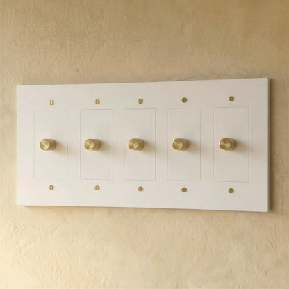 Mosiężny Obrotowy Ściemniacz 3-Drożny z LED View 20