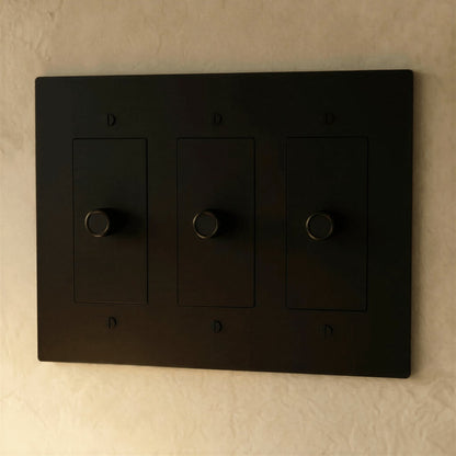Mosiężny Obrotowy Ściemniacz 3-Drożny z LED View 23
