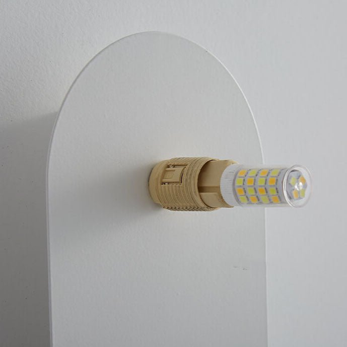 Nordic Minimalist Glass Ring Base 1-Light Wall Sconce Lamp Full