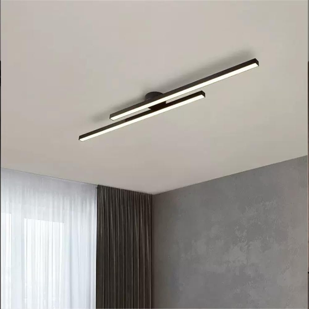 Nowoczesna Aluminiowa Długa Listwa Lampa Sufitowa LED Półzagłębiona Alternate