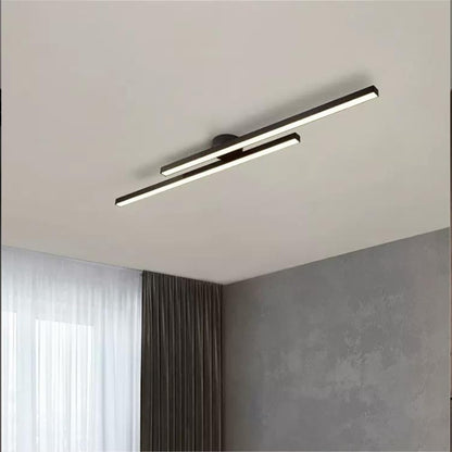 Nowoczesna Aluminiowa Długa Listwa Lampa Sufitowa LED Półzagłębiona Alternate