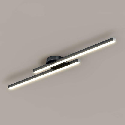 Nowoczesna Aluminiowa Długa Listwa Lampa Sufitowa LED Półzagłębiona Hero