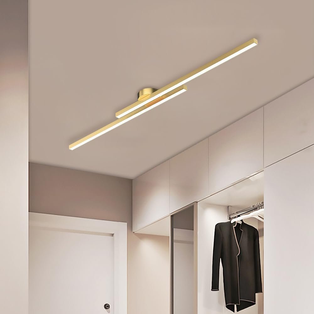 Nowoczesna Aluminiowa Długa Listwa Lampa Sufitowa LED Półzagłębiona View 23