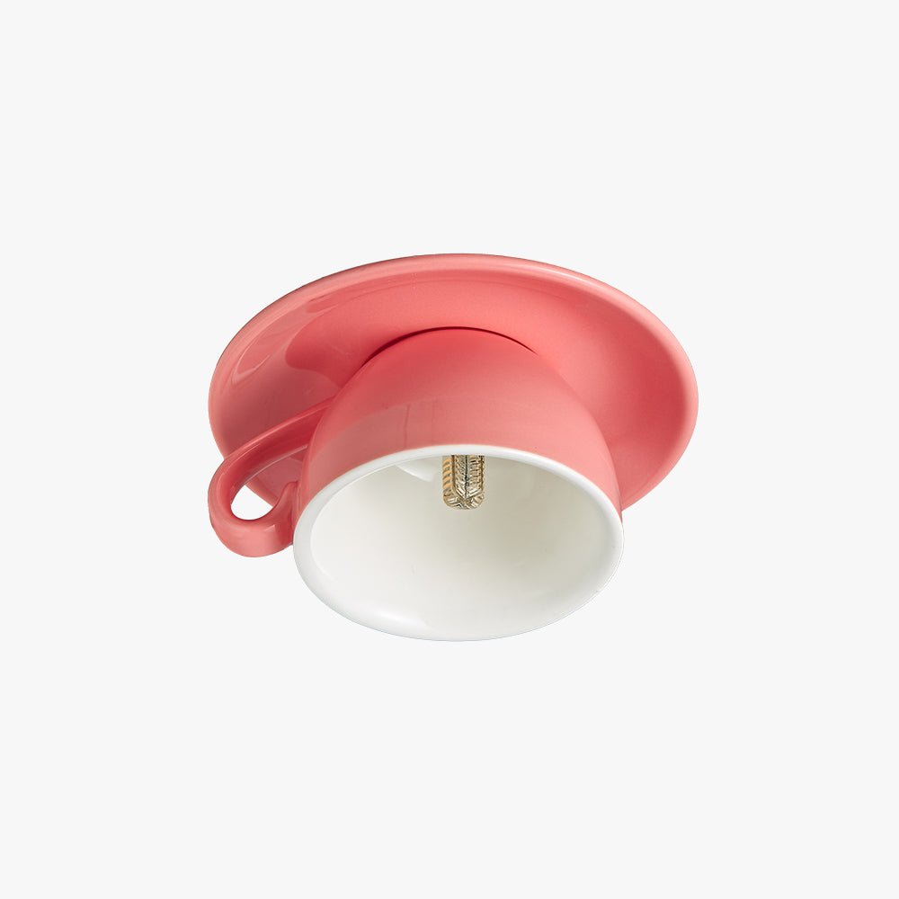 Nowoczesna Ceramiczna Lampa Sufitowa Plafon z Filiżankami Hero