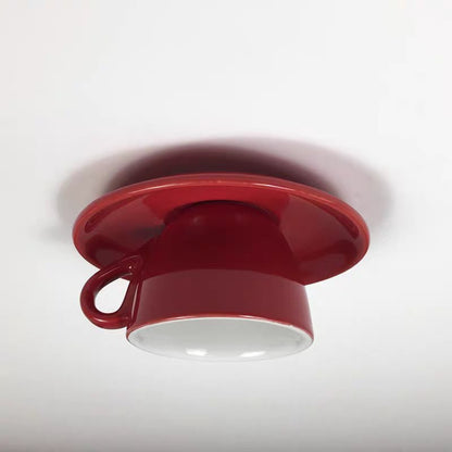 Nowoczesna Ceramiczna Lampa Sufitowa Plafon z Filiżankami View 11