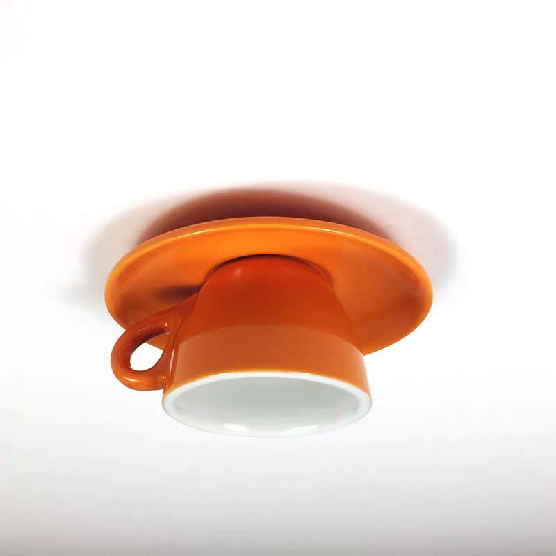 Nowoczesna Ceramiczna Lampa Sufitowa Plafon z Filiżankami View 12