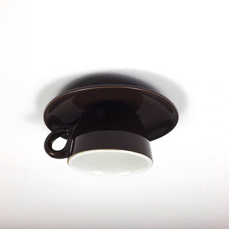 Nowoczesna Ceramiczna Lampa Sufitowa Plafon z Filiżankami View 13