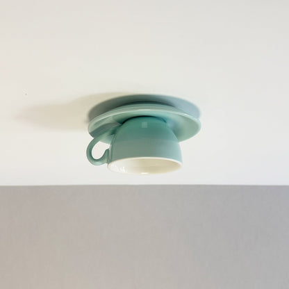 Nowoczesna Ceramiczna Lampa Sufitowa Plafon z Filiżankami View 17