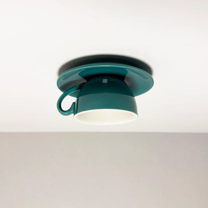 Nowoczesna Ceramiczna Lampa Sufitowa Plafon z Filiżankami View 18