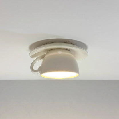 Nowoczesna Ceramiczna Lampa Sufitowa Plafon z Filiżankami View 19