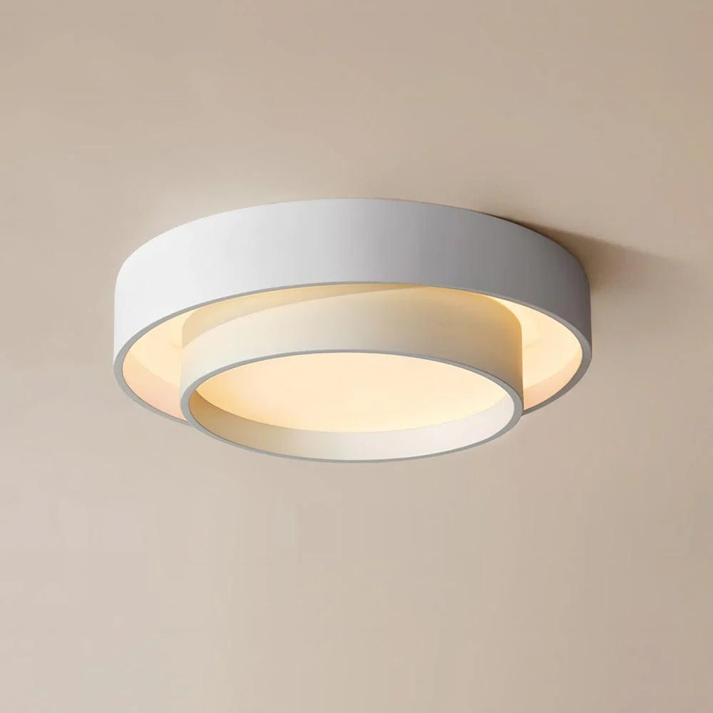 Nowoczesna Elegancka Lampa Sufitowa LED Okrągły Plafon View 19