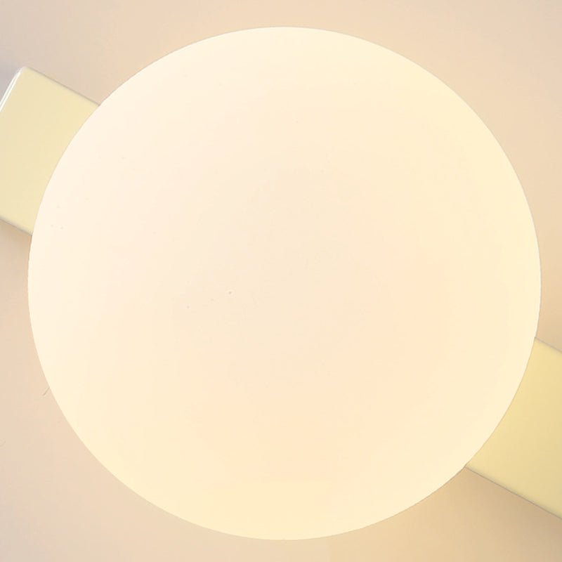 Nowoczesna Geometryczna Żelazna Lampa Ścienna Szklana Kula Alternate