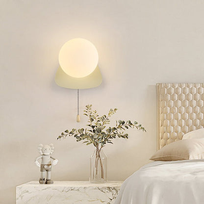 Nowoczesna Geometryczna Żelazna Lampa Ścienna Szklana Kula Hero