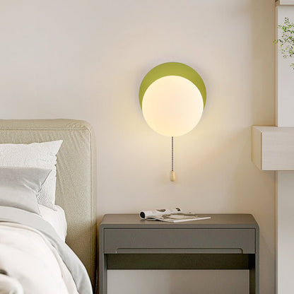 Nowoczesna Geometryczna Żelazna Lampa Ścienna Szklana Kula View 13
