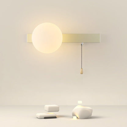 Nowoczesna Geometryczna Żelazna Lampa Ścienna Szklana Kula View 14