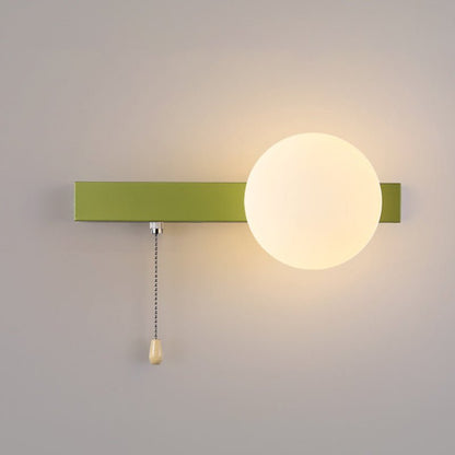 Nowoczesna Geometryczna Żelazna Lampa Ścienna Szklana Kula View 23