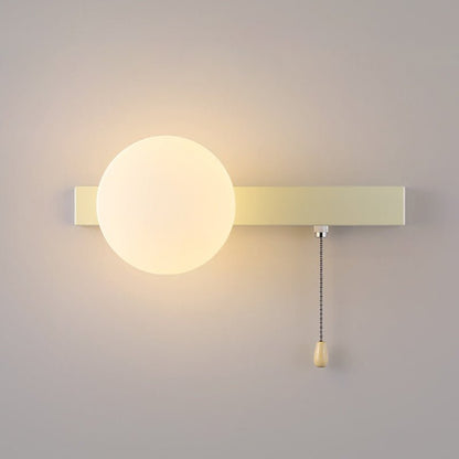 Nowoczesna Geometryczna Żelazna Lampa Ścienna Szklana Kula View 24