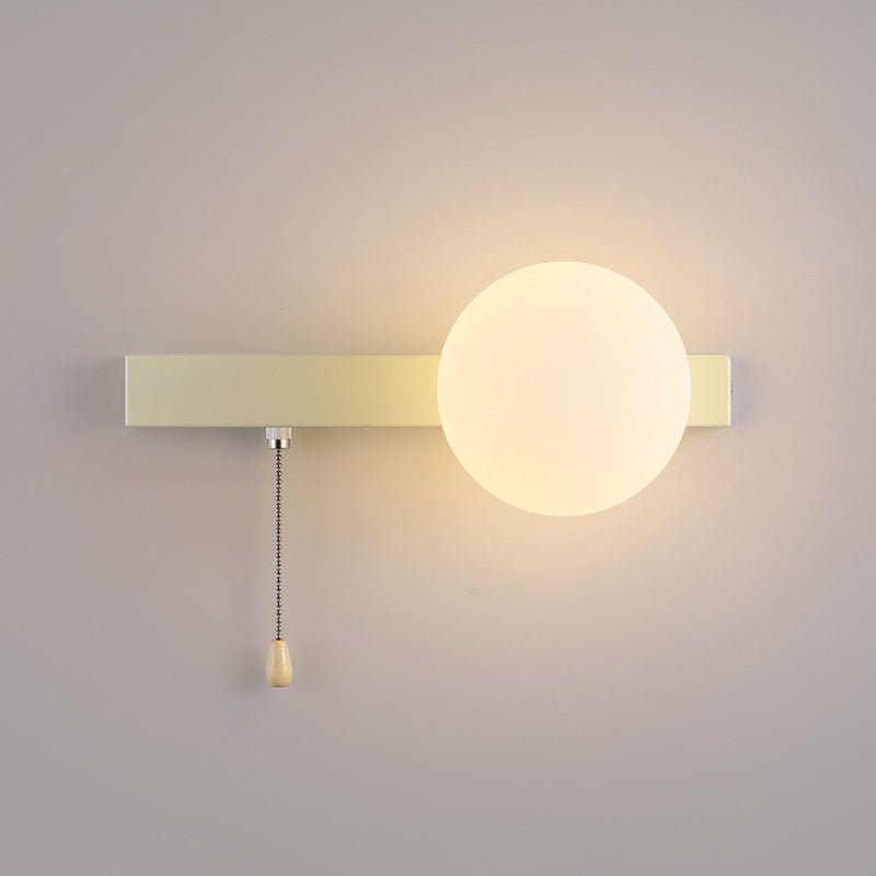 Nowoczesna Geometryczna Żelazna Lampa Ścienna Szklana Kula View 25