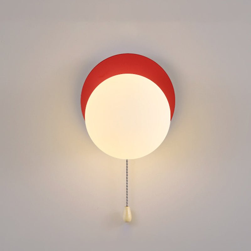 Nowoczesna Geometryczna Żelazna Lampa Ścienna Szklana Kula View 28