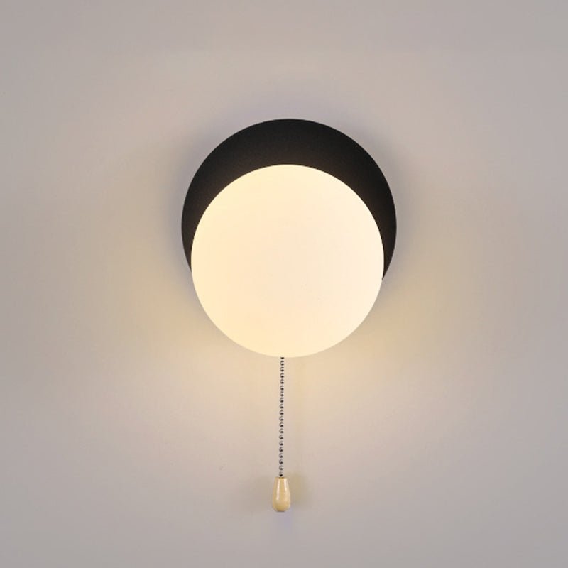 Nowoczesna Geometryczna Żelazna Lampa Ścienna Szklana Kula View 29