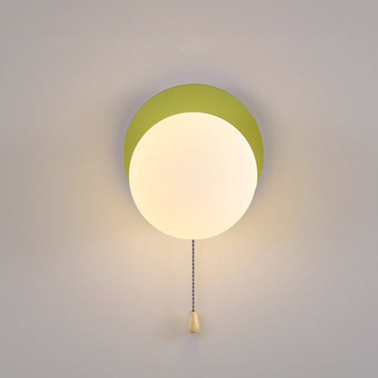 Nowoczesna Geometryczna Żelazna Lampa Ścienna Szklana Kula View 30
