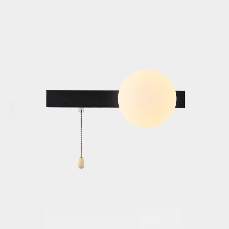 Nowoczesna Geometryczna Żelazna Lampa Ścienna Szklana Kula View 45